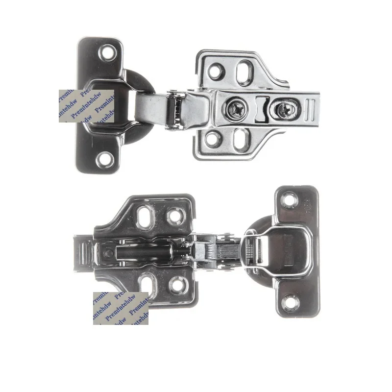 4Pcs 304 Stainless Steel Hydraulic Cabinet Hinge DTC  Dia.35mm Cup