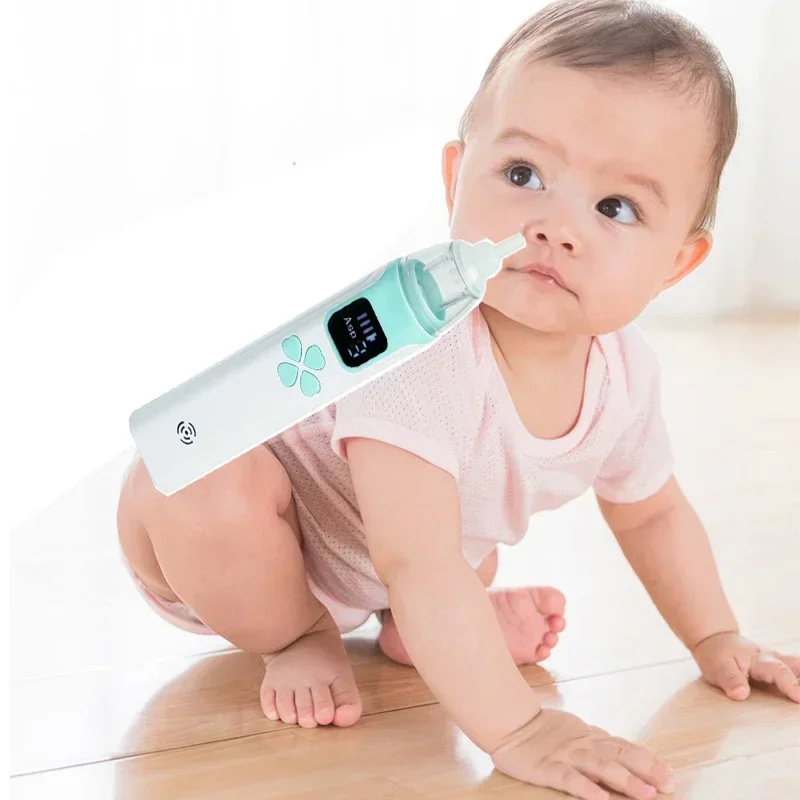 Peralatan penyerap bayi Aspirator hidung elektrik 3-in-1, peralatan tidak berisik pembersih Rhinitis alat perawatan bayi baru lahir