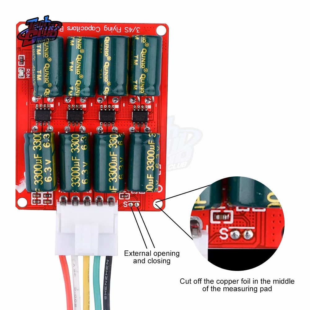 Imagem -06 - Grupo Inteiro Balanceador Ativo Li-ion Lifepo4 Bateria Equalizador Bms Placa do Capacitor de Transferência de Energia para Kit de Ferramentas Elétricas 3a