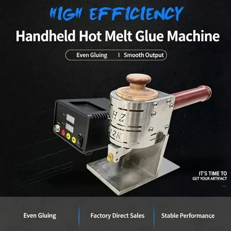 Mini Hot Melt Glue Coating Machine Manual Glue Spreader Glue Head for Packaging Photo Album Gluing