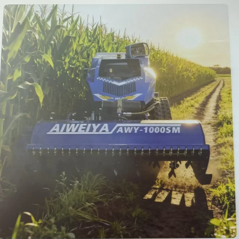 Customized  4-Stroke Remote Control Lawn Mower with Automatic Grass Cutting 800mm 1000mm and Remote Weeding Feature