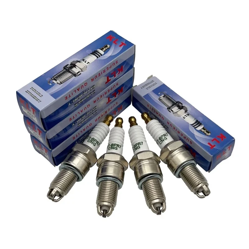 4pcs LPG CNG LNG 3 Electrodes Spark Plug ET-BPR7-CNG FOR LPG2 BPR7ES W22EXR-U W22EPRU RN7YC BPR7ET W5DTC W22EPB F7RTC BPR-GAS