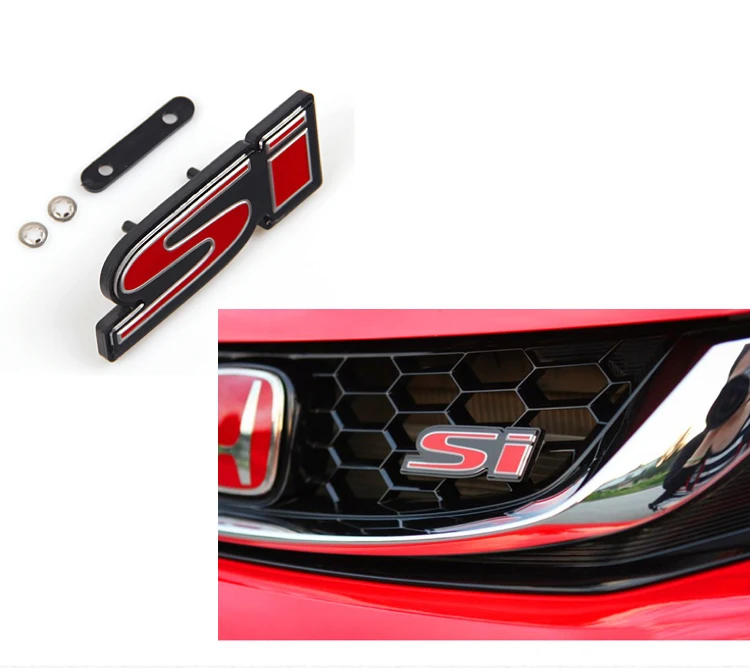 

3D LED Badge Emblem Light Front Grille Ornament Emblem For Honda Civic Type R
