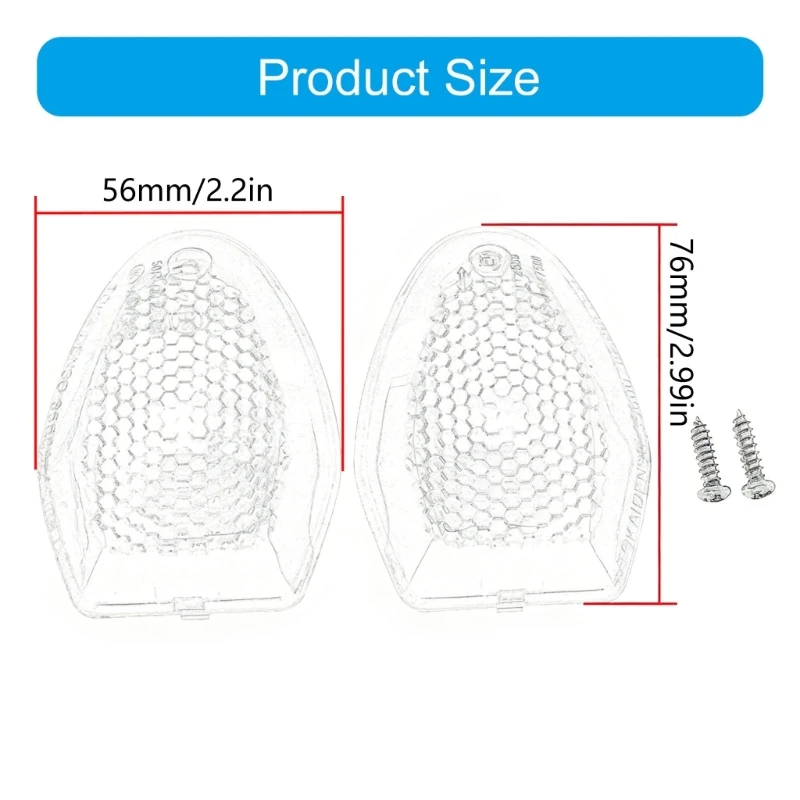 ABS Motorcycle Turn Cover Waterproof Dustproof Lens for DR200S SV650X GSR750 GSF1250S