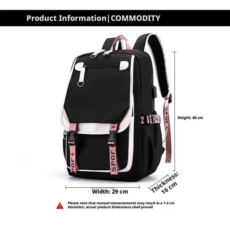 Attack On Titan Anime Backpack Fashion Cartoon Survey Corps Eren Jaeger Print Backpack Harajuku Large Capacity Student Schoolbag