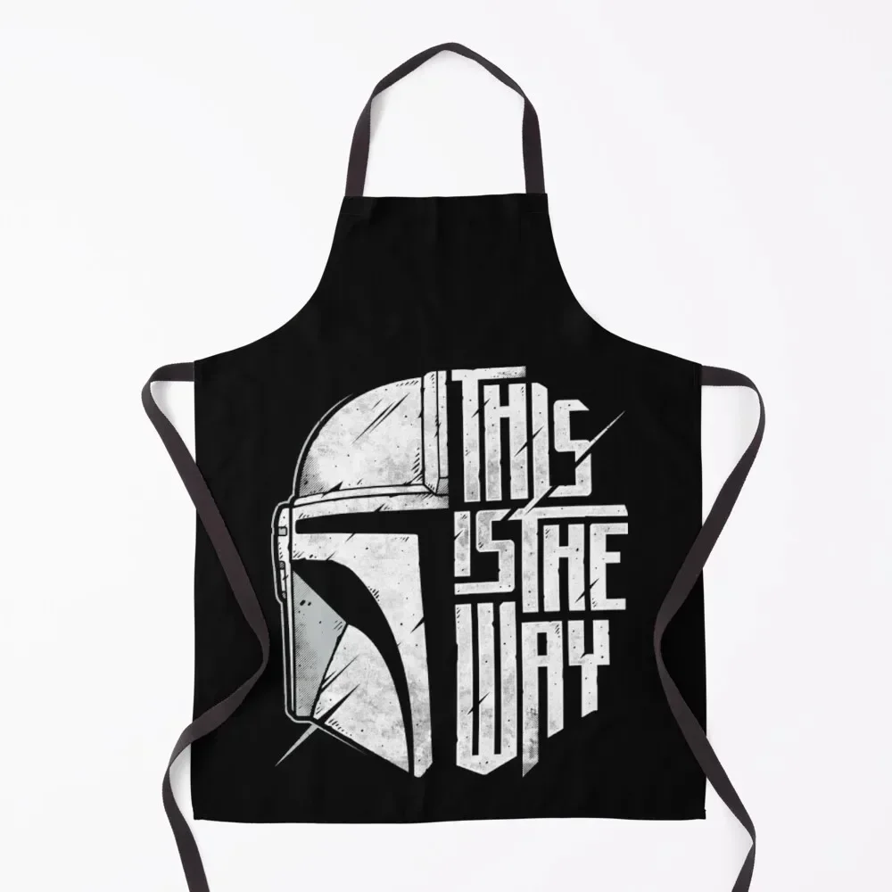 

Mando T-ShirtThe Way Apron Woman Work kitchen item professional hairdressing Woman Kitchens Apron