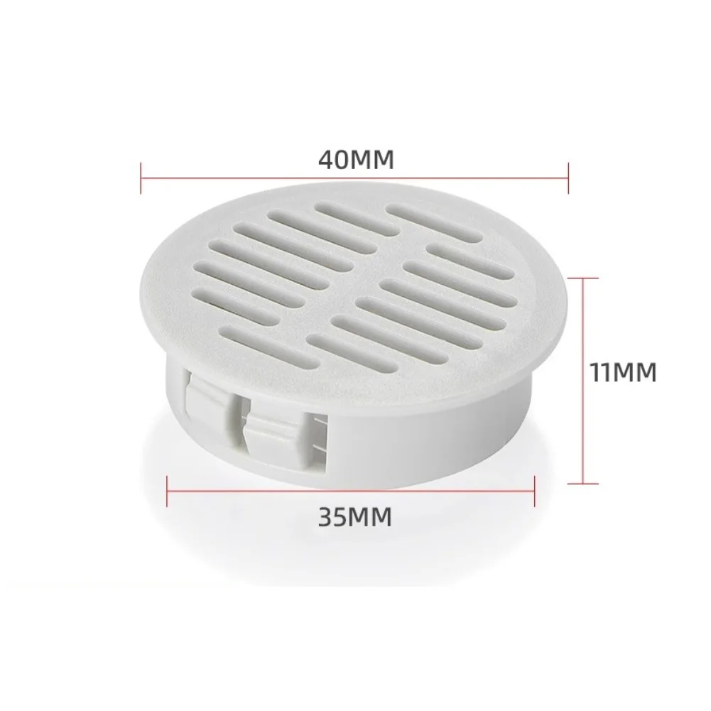 Moisture-proof Vent 35mm Air Vents For Furniture Ventilation Black Moisture Resistant Air Vent Cover Air Vents