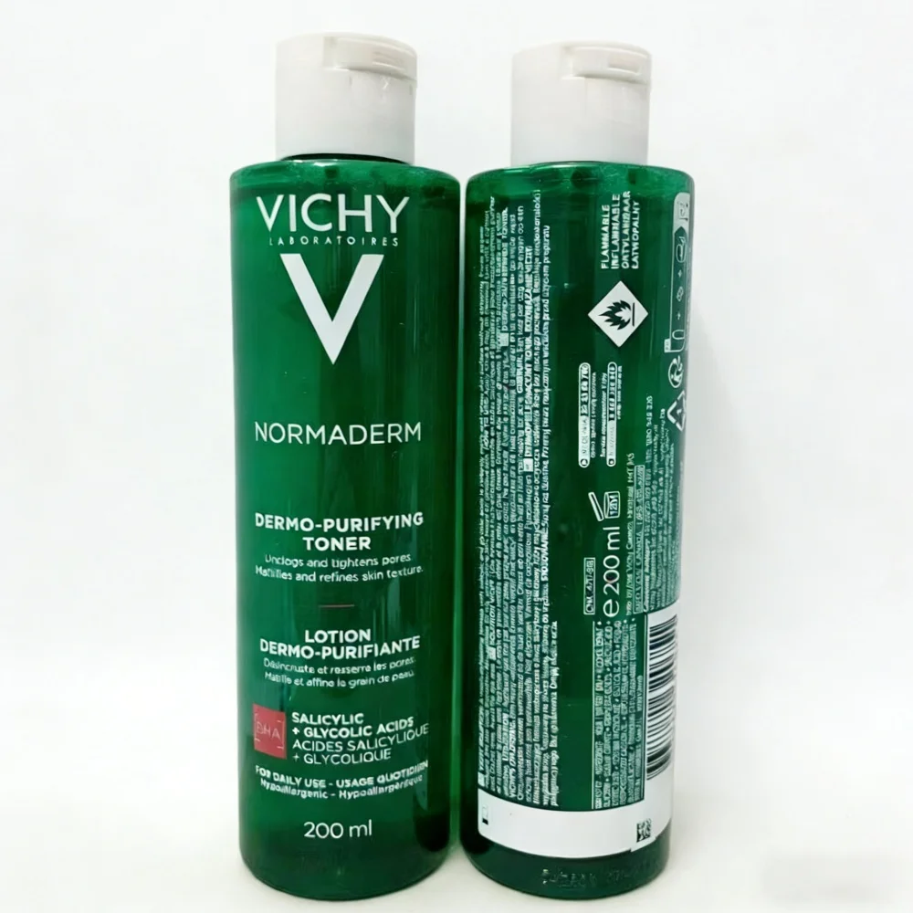 

Тоник для лица VICHY Deep Pore Cleansing: глубокое очищение пор, увлажнение, контроль жирности, против пигментных пятен, аква-мист, 200 мл, уход за кожей