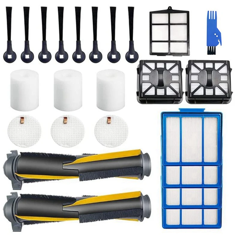 21PCS เปลี่ยนสําหรับ Shark IQ RV1001AE RV101 หุ่นยนต์สูญญากาศโฟม Felt FILTER Self-Clean ฐานอุปกรณ์เสริม