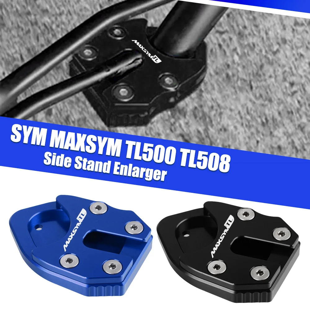 

Kickstand Foot Side Stand Extension Pad Support Plate Motorcycle For SYM MAXSYM TL500 TL508 2019 2020 2021 2022 2023 Accessories