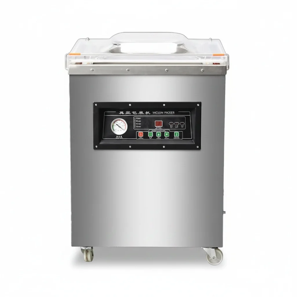 

Electric Single Chamber Automatic Multifunctional Food Saver Vacuum Packaging Heat Sealer Machine