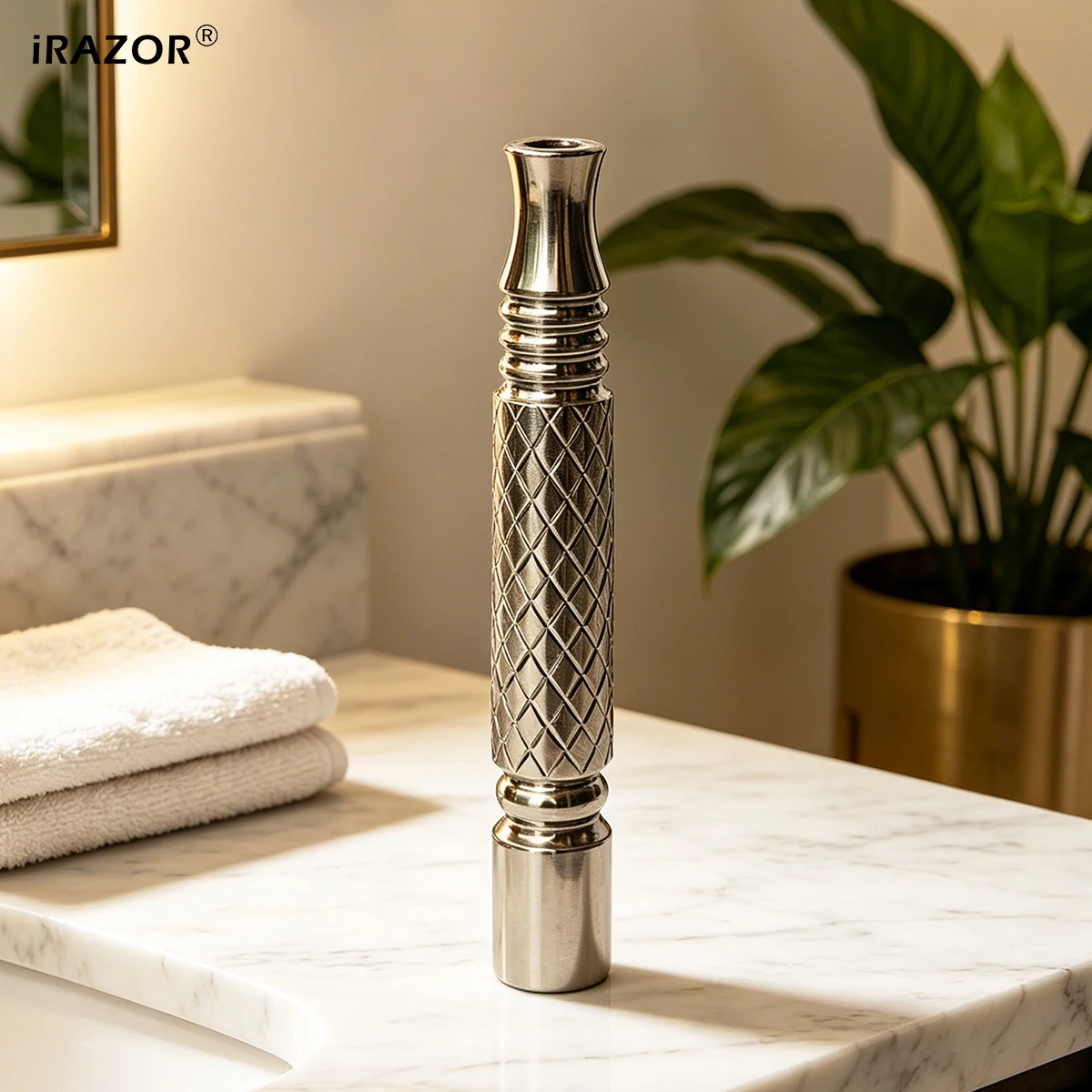 iRAZOR CNC 316 Surgical Grade Stainless Steel Double Edge Safety Razor Classic Manual Wet Shave Men's Shaver Gift for Him