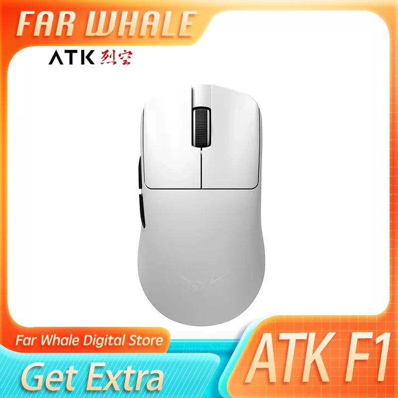 Atk Blazing Sky F1 Pro Mouse Paw3950 Dual Mode Wireless Lightweight 8k Gaming Customized Mouse For  Keyboard Computer Desktop