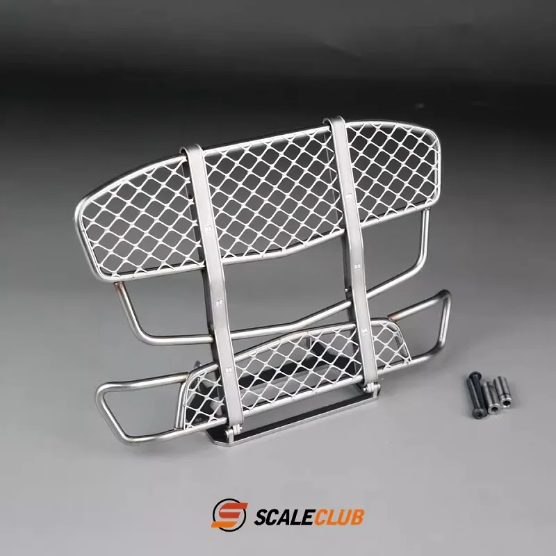 1/14 RC SCALECLUB 벤츠용 스테인레스 스틸 동물 보호대 트랙터 불펜 (타미야 레수용 벤츠 RC 트럭 트레일러 팁퍼)