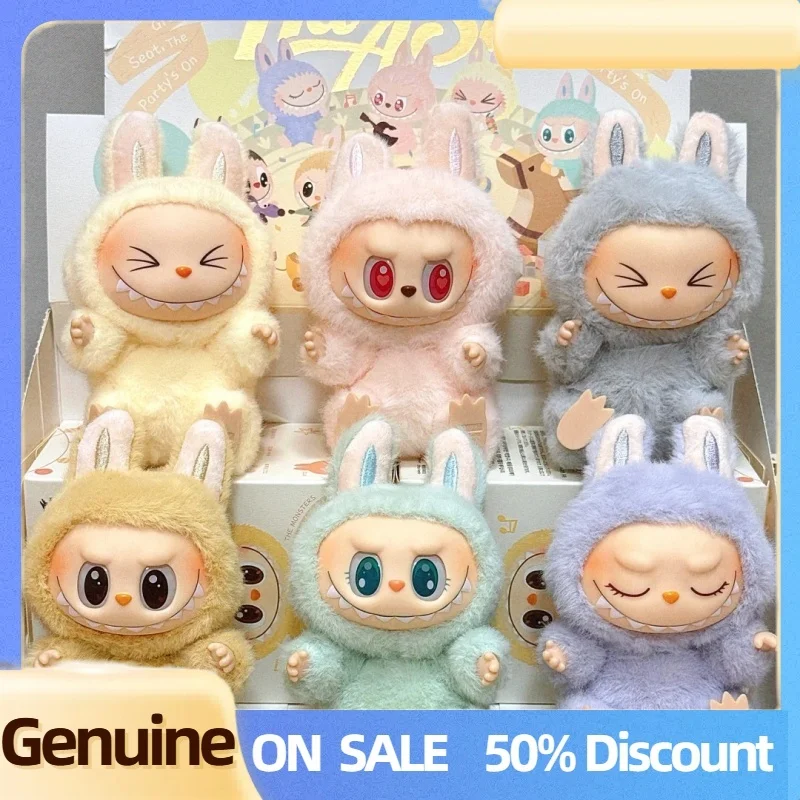 

Подлинная серия Popmart Labubu V2 The Monsters Have A Seat слепая коробка виниловая загадочная коробка для лица Kawaii аниме фигурка игрушка в подарок