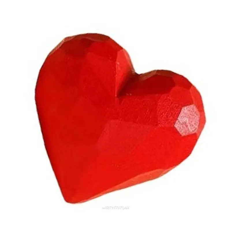 

X5XA Valentines Personalizing Carved Heart Keychain Pendant Ornament DIY Carving 3D Love Bag Charm Handbag Accessories