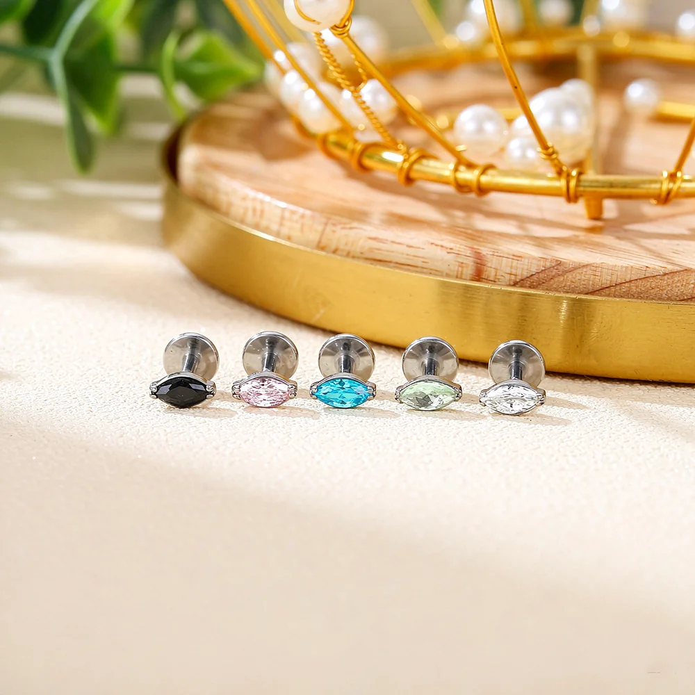G23 Titanium Labret Lip Pierci - Conch Earring Hoop 评论和价格