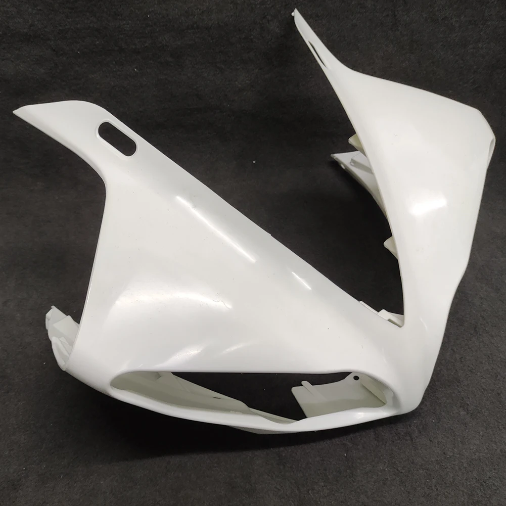 Nuovo non verniciato bianco anteriore superiore carenatura del naso stampaggio ad iniezione per Yamaha YZF R1 2009 2010 2011 2012 09-12