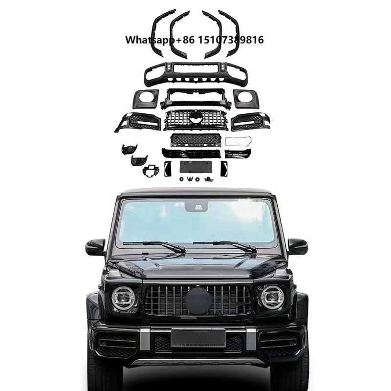 

2019-2021 for G Class W464 Upgrade G63 Bumper Surround GT Front Grille Body Kit