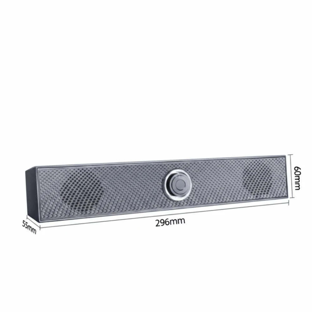 Surround Audio Wired PC Soundbar Stereo Wireless Bluetooth Speaker Strong Bass Compact Stereo USB Powered Soundbar For TV view 6