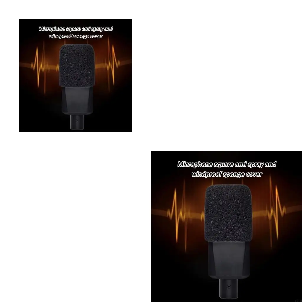 

Strong Microphone Cover Thick Microphone Wind defender Screen Sponge Windscreen Upgrades for Wind & Sound Reduction