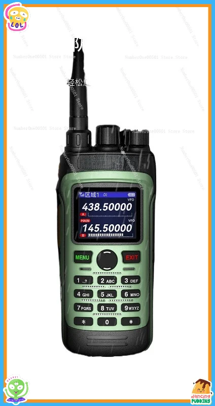 6800 Handheld Radio 10W High Power Walkie Talkie App Programmable Air Band Receiver Two Way