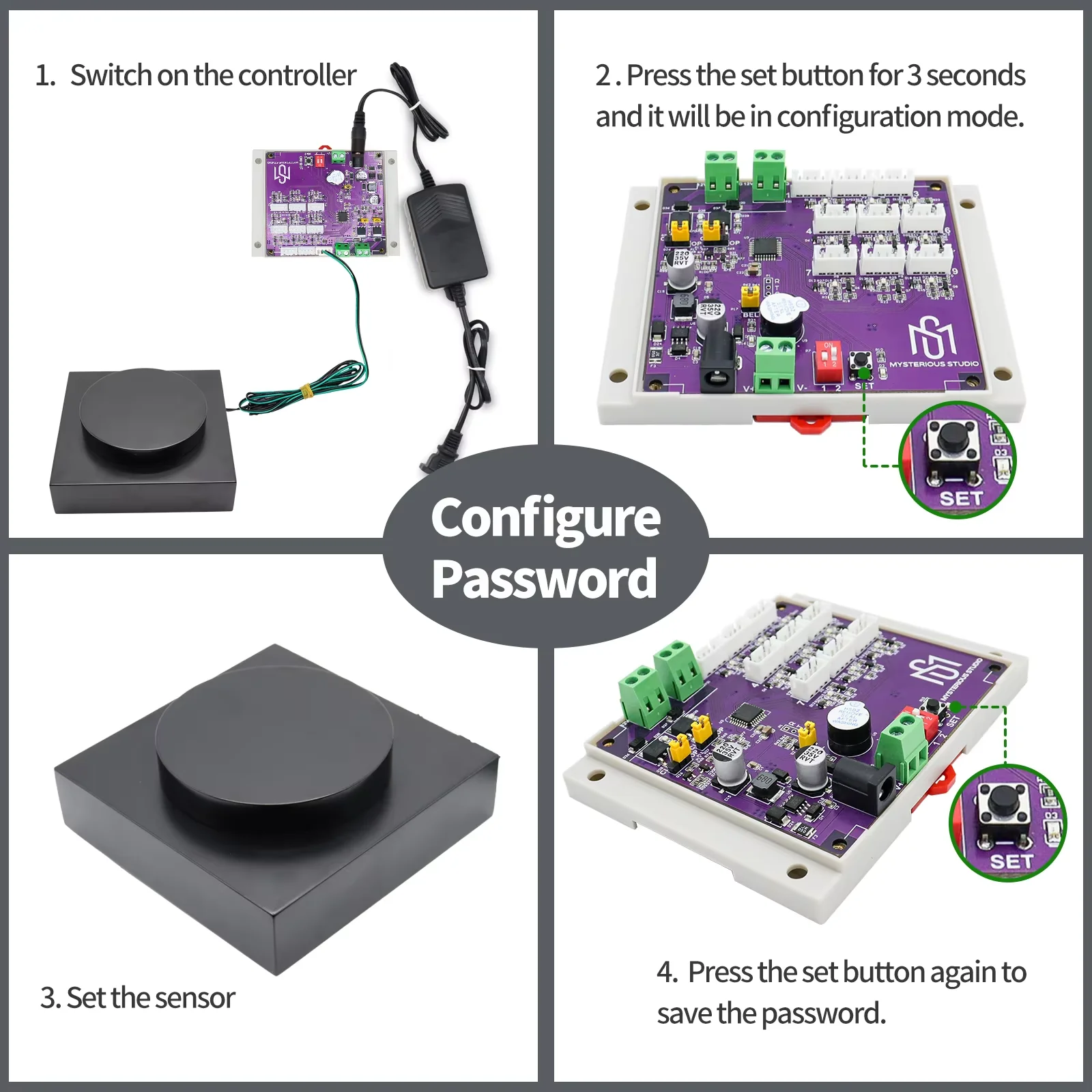 آلية لعبة الهروب من الغرفة السرية في الاستوديو الغامض الدعائم لغز إلكتروني رائع 1987 GY قاعدة تدوير موضع Rotatecorrect