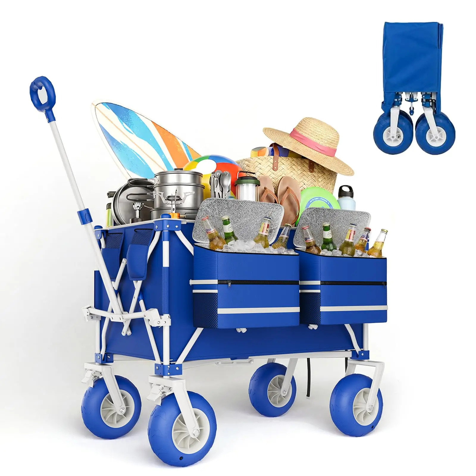 Collapsible Beach Wagon Cart – 9
