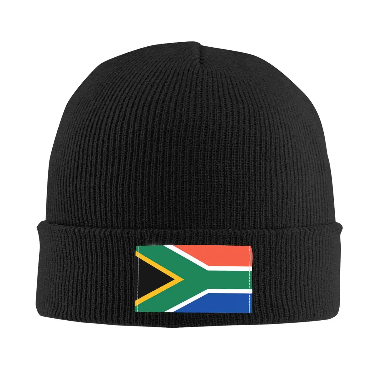 Flag Of South Africa Knit Hat Cap Knitted Beanie Hat Beanies Cap Unisex Hipster