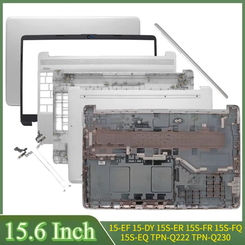 

15,6 "серебристый для 15-EF 15-DY 15S-ER 15S-FR 15S-FQ 15S-EQ TPN-Q222 TPN-Q230, задняя крышка ЖК-дисплея, подставка для рук, чехол для рук