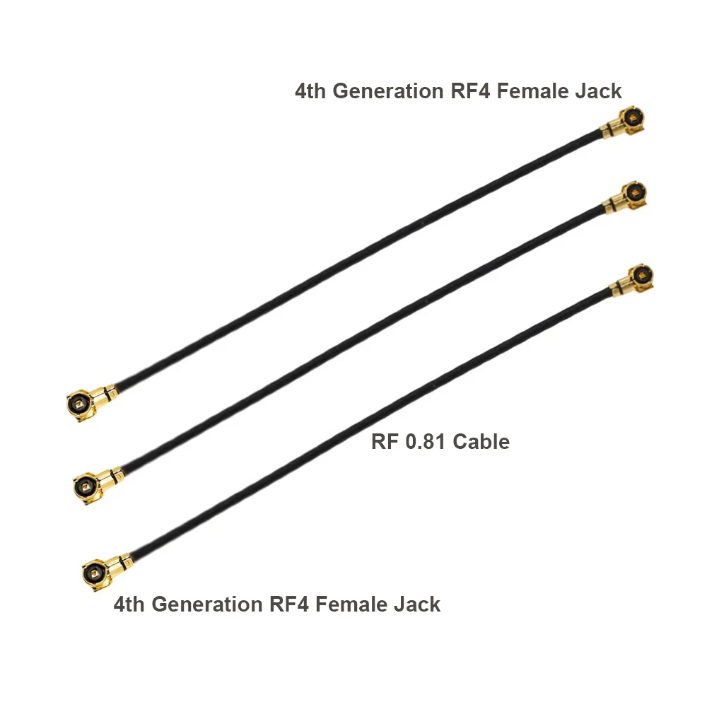 BEVOTOP 10pcs/lot RF4 IPX4 Female to RF4 MHF4 Female Jack RF0.81 Cable GSM GPRS 3G WIFI Modem Antenna Extension Jumper Cable