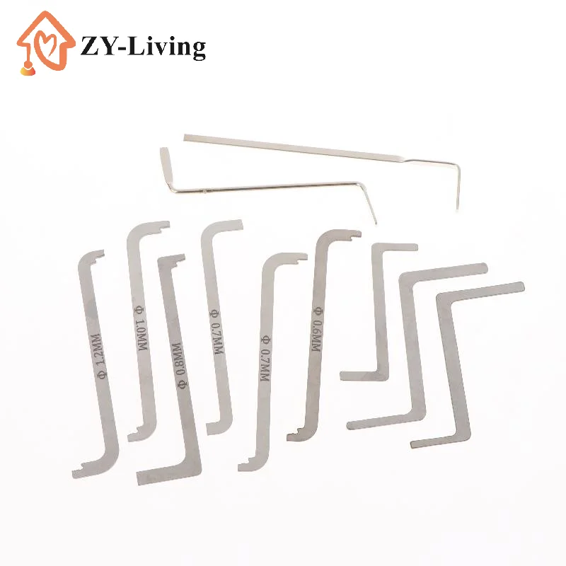 5/11Pcs  Repair Comb Tools Lock Tension Wrench Replacement Turning Tool Broken Keys Out  Tool