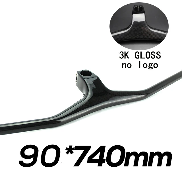 Ullicyc mtb Lenker und Vorbau 28,6 mm-17Degree Carbon integrierter Cockpit lenker für Mountainbike 660 ~ 800mm Fahrrad teile
