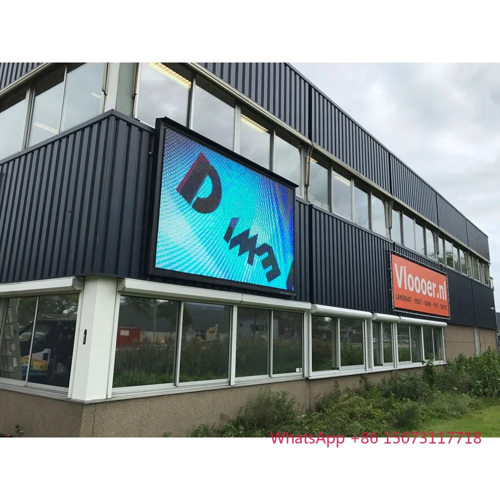 

Large Steel Cabinet Building Smd Full Color Advertising 10mm Pixel Pitch Led Displays Screen Outdoor P10