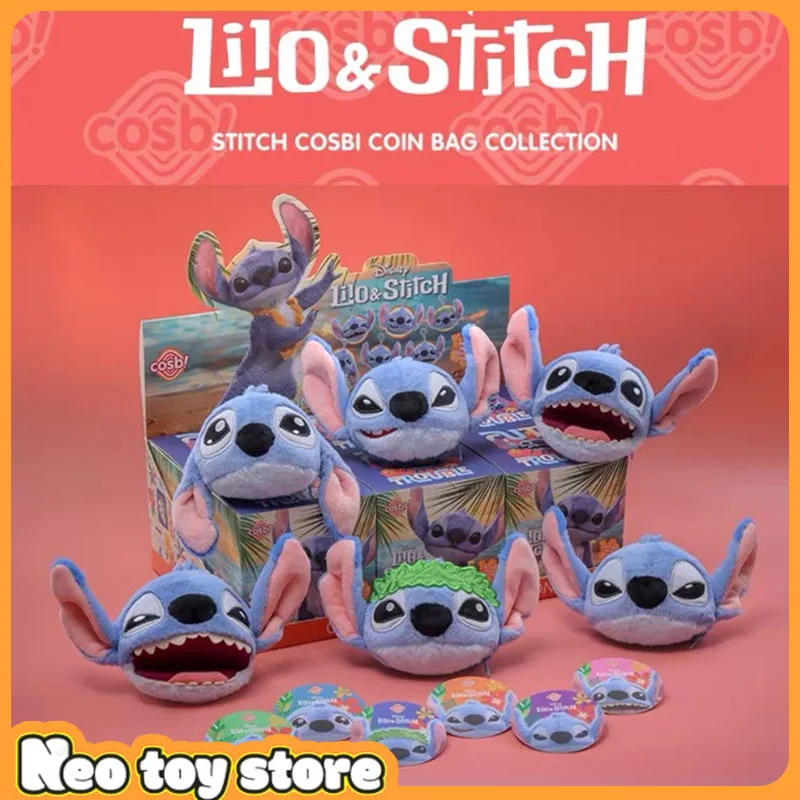 

Stitch Blind Box Coin Purse Pendant Mystery Packaging Trendy Toy Collectible Soft Dolls Gift Anime Cute Figures Room Decoration