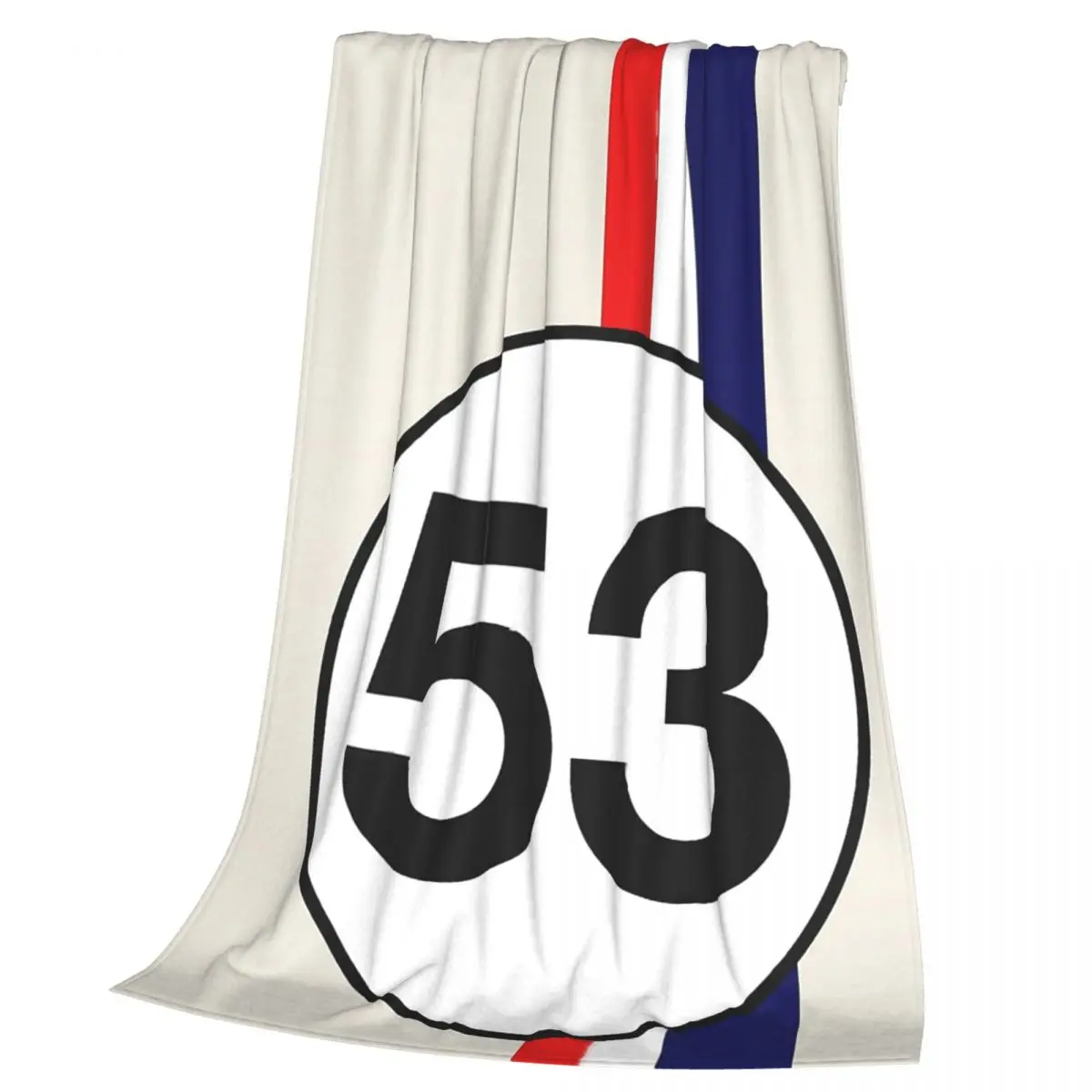Herbie Number 53 Blankets Soft Warm Flannel Throw Blanket Bedding for Bed Living room Picnic Travel Home Sofa