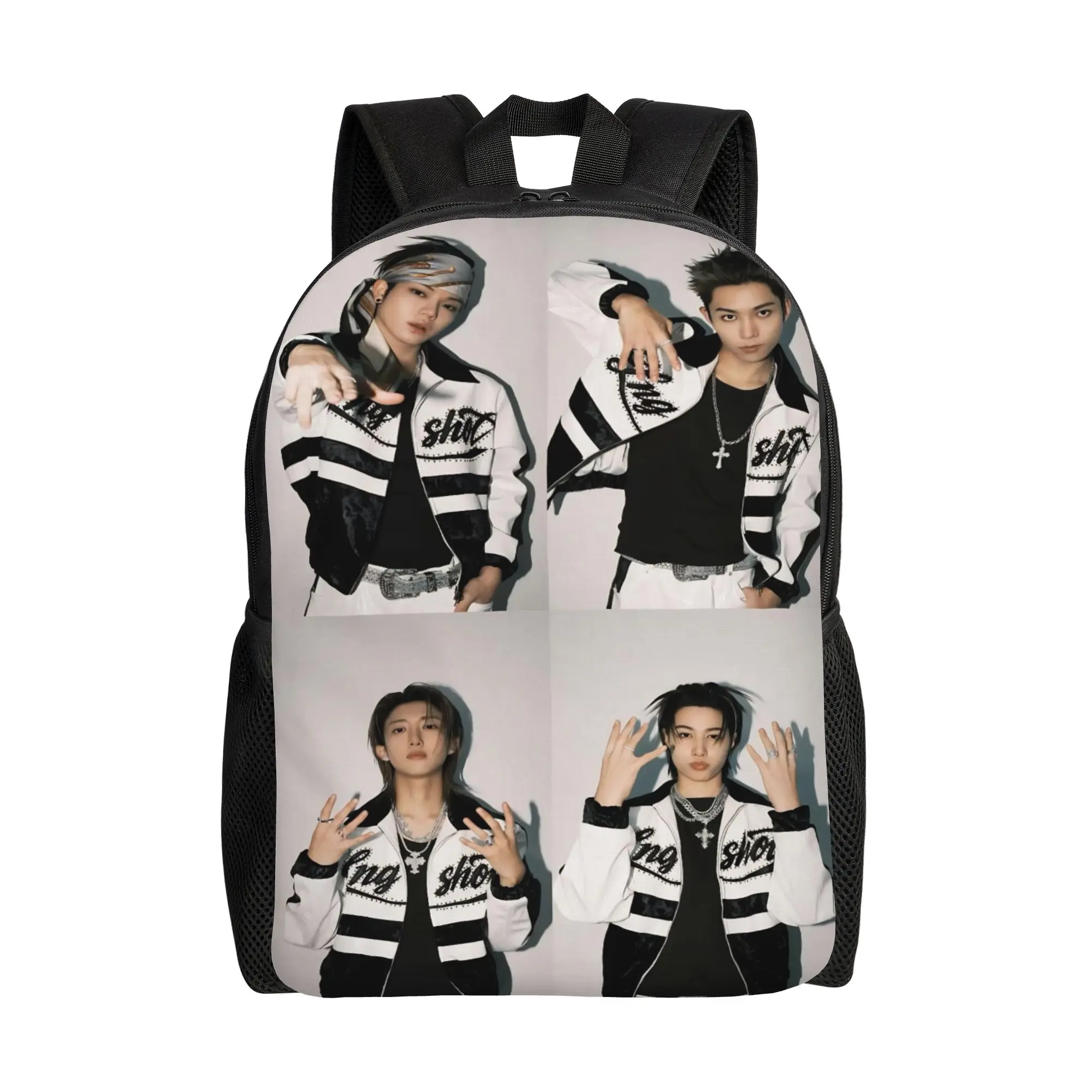 

Kpop Group Lngshot Backpack for Kids Boys Girls Lightweight School Bag for Toddlers Preschool