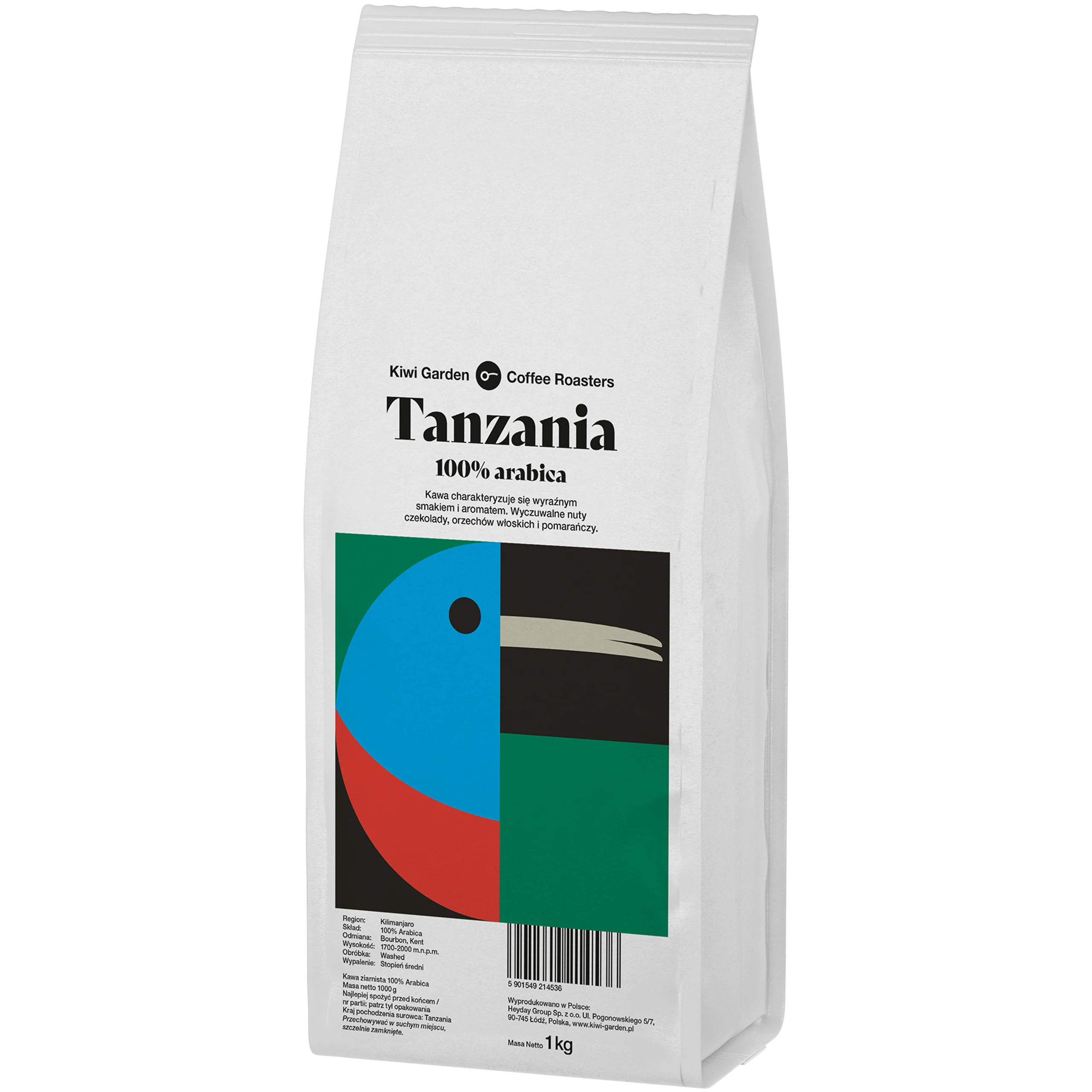Kawa ziarnista 1kg świeżo palona TANZANIA Arabika 100%