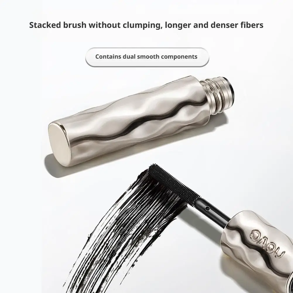 المزدوج نهاية الماسكارا ماكياج فرشاة فائقة غرامة يطيل الرموش مقاوم للماء سريع الجفاف رمش تمديد ماسكارا ماكياج #3