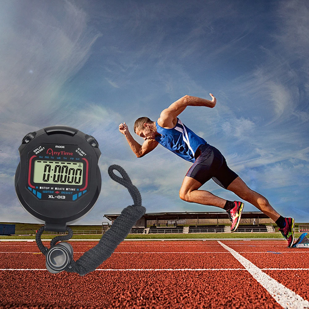 10/5/3/1pcs Professional Handheld Digital Stopwatch Timer Outdoor Sports Training Timer Chronograph Stop Watch Precision Timer