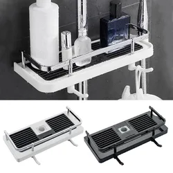 Chuveiro Rod Rack para Banheiro, Elevador Rod Bracket, Armazenamento Pendurado Cesta, Acessórios Do Banheiro, Prateleira De Parede