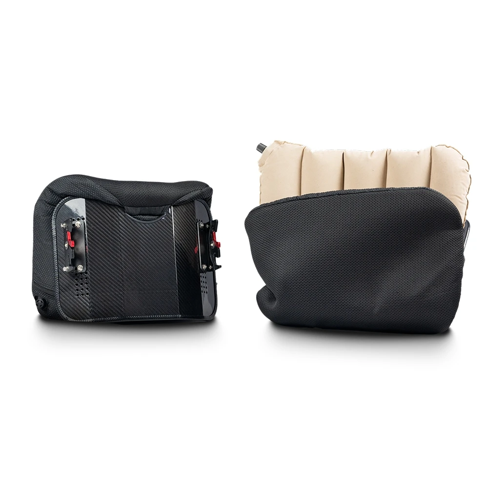 Wheelchair backrest parts Cushion and Flap for wheelchair backrest