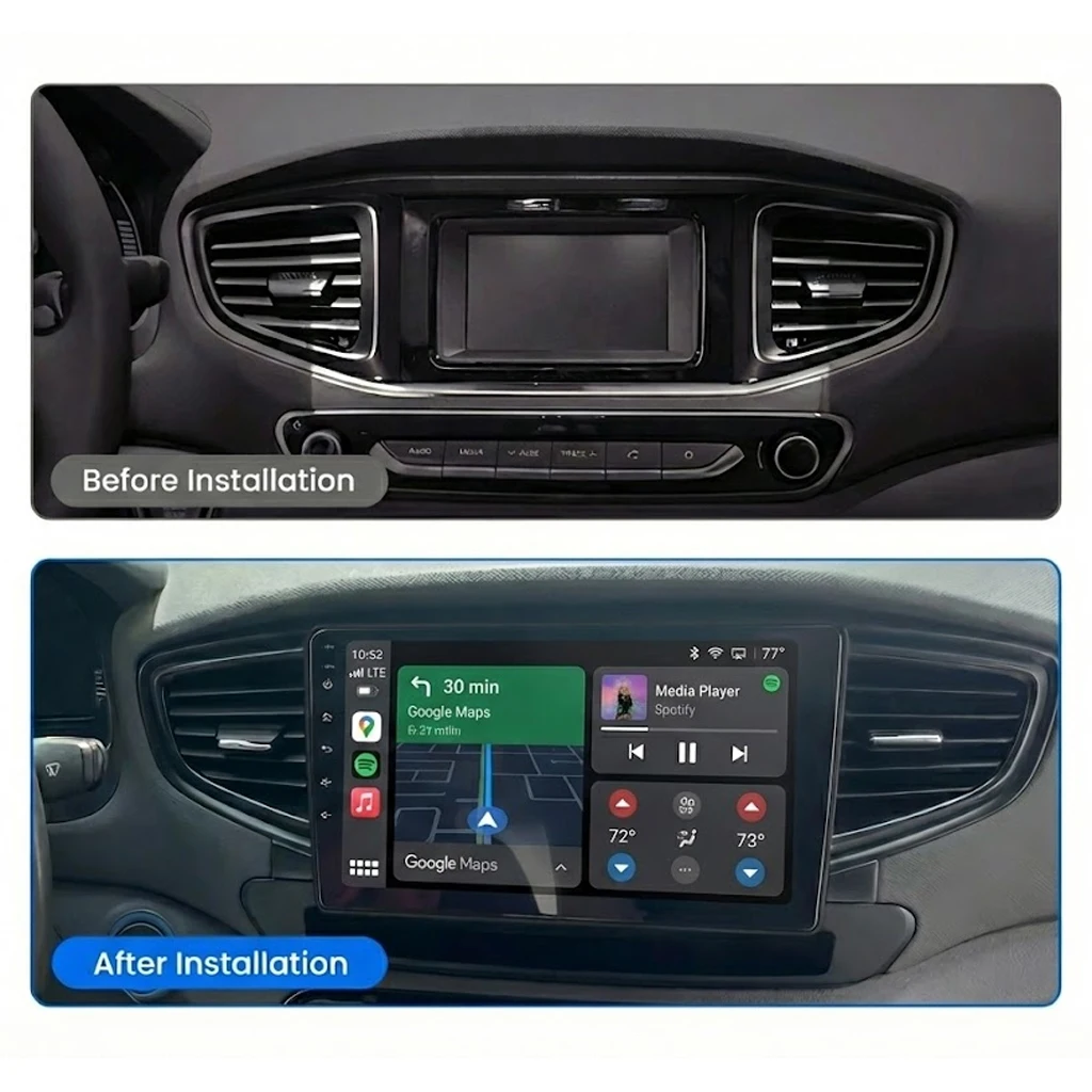 Android 16 Carplay Auto For Hyundai Ioniq AE 2016 - 2023 Car Radio Multimedia Video Player Stereo GPS DSP No 2Din DVD