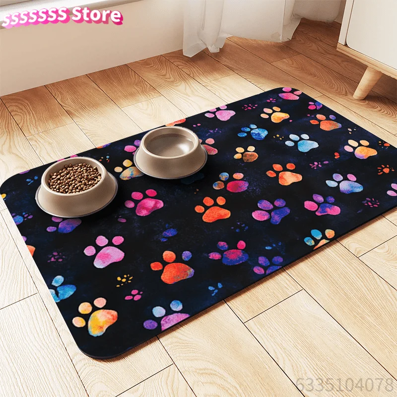Practical absorbent mat for draining. Firm non-slip base, no sliding. Reusable after washing. Adapt to most household scenes