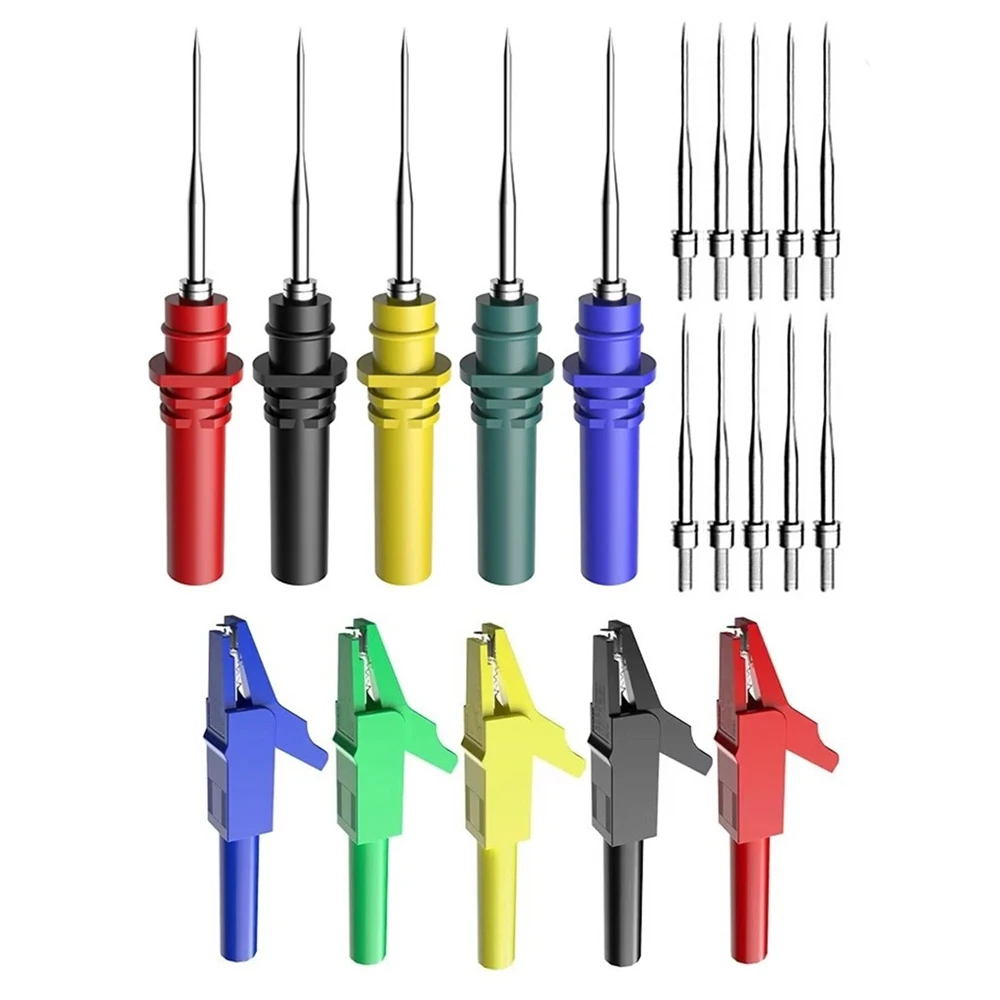 Cleqee P8002 Automotive Diagnostic Test Probe Puncture Needles Oscilloscope Probe Pins Set Repair Tool Accessories HT307