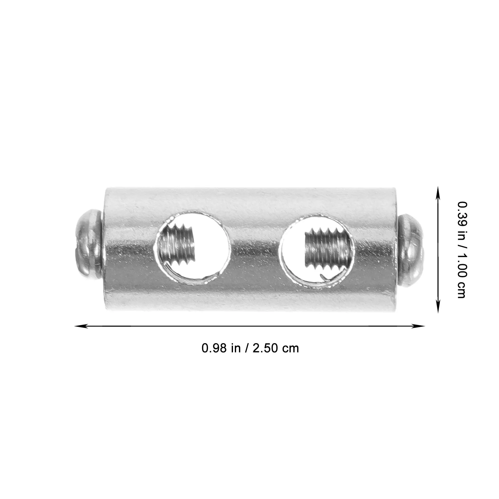Stainless Steel Wire Rope Clamp Double Hole Heavy Duty Rustproof High Temperature Resistant for Suspended Ceiling Chandelier