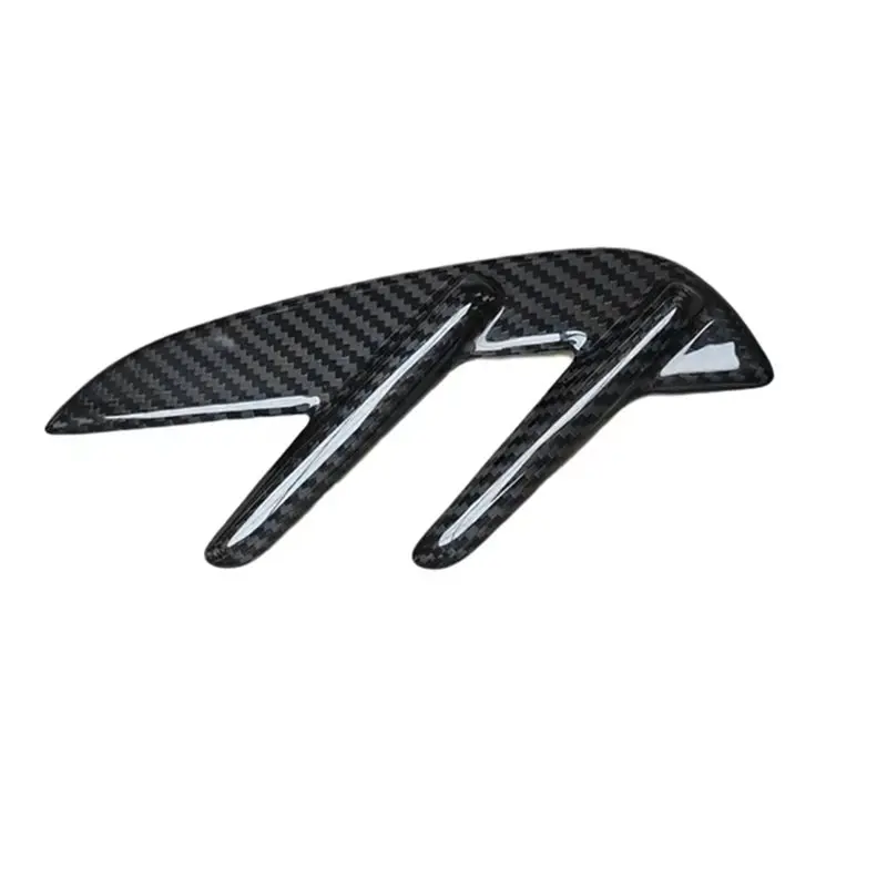 AC52-Dry Carbon Fiber Spoiler Styling Front Side Cheek Fender Trim For BMW G80 M3 Coupe Models 2021 2022 2023 2024
