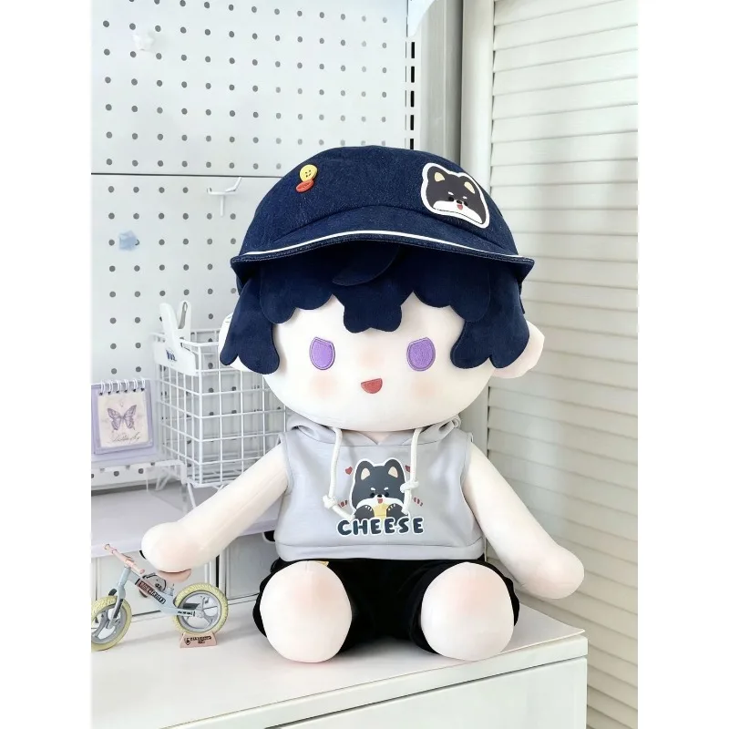 جيرسي بيسبول 40 سم، وضعية الجلوس، استمتع بالجسم، مجموعة بدلة الدمية القطنية