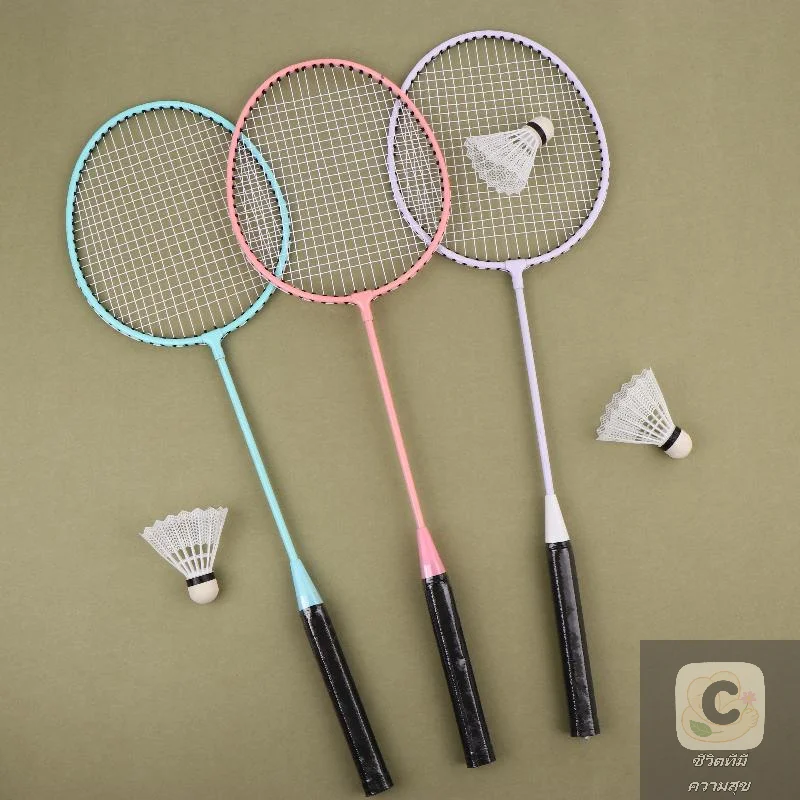 

2026 HUA HUA 1Set Beginners Badminton Professional Training Durable Leisure Sports Racquet Durable Badminton Racket Set HUA HUA