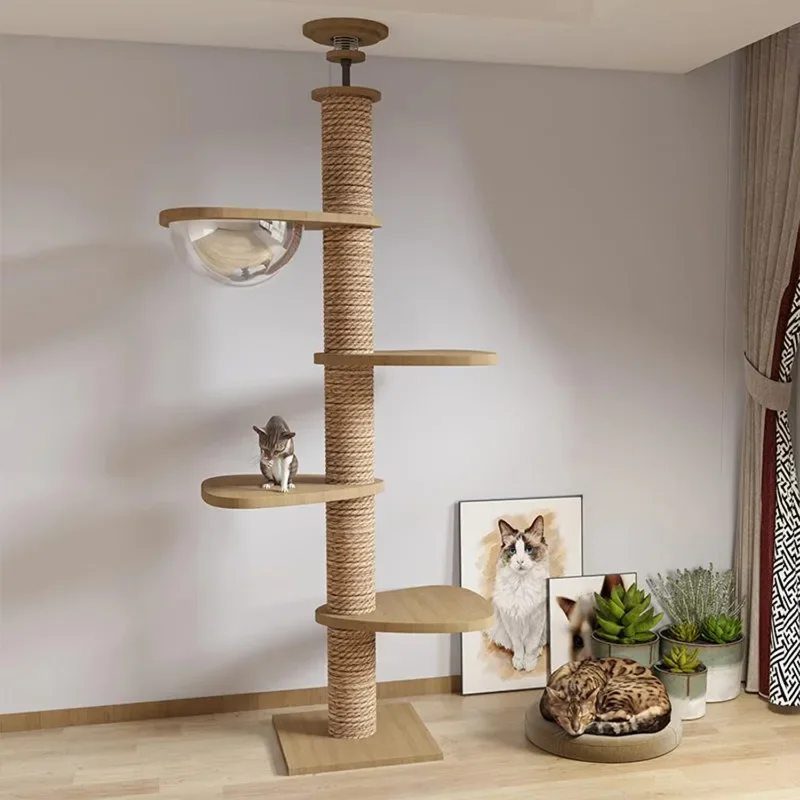 Modern Cat Ceiling Tree Tower Large Cat Apartment Tree Game